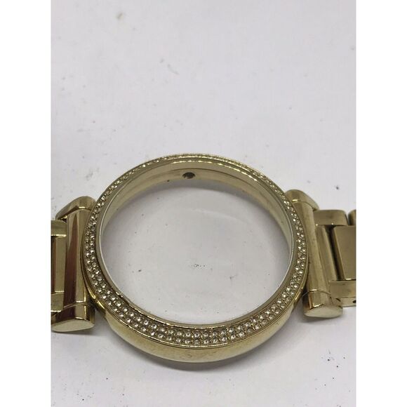 Michael Kors MK Watch Band Bracelet Links Case Woman’s Parts Used 18mm Z426 - Picture 3 of 5